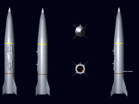 Air LORA Missile 3D Model