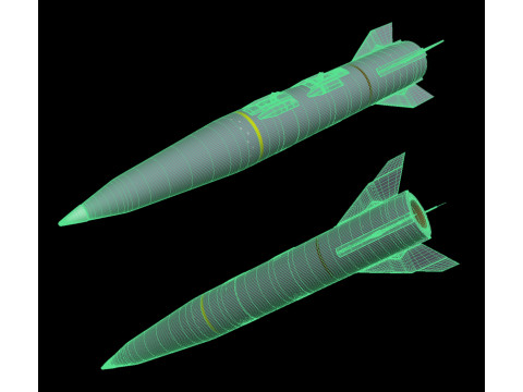 Air LORA Missile Modello 3D