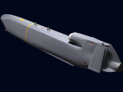 AGM-86B Cruise Missile 3D Model