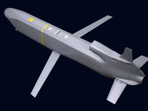 AGM-86B Cruise Missile 3D Model