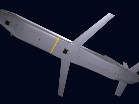 AGM-86B Cruise Missile 3D Model