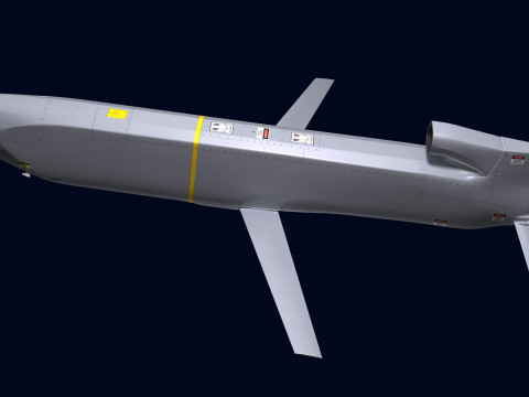 AGM-86B Cruise Missile 3Dモデル