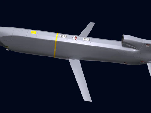 AGM-86B Cruise Missile 3D Model