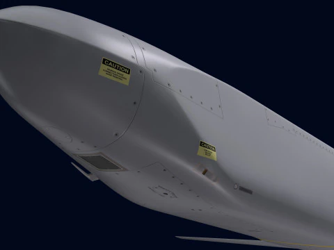 AGM-86B Cruise Missile 3D Model
