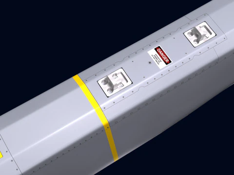 AGM-86B Cruise Missile 3D Model