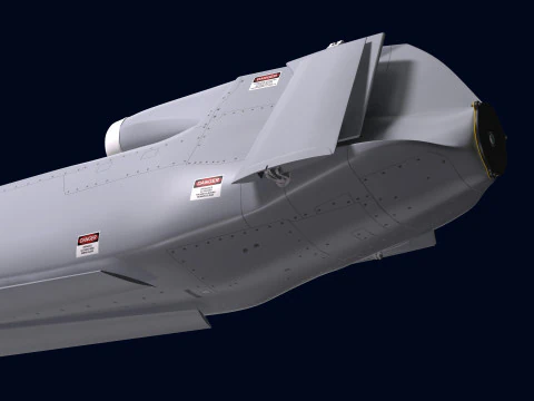 AGM-86B Cruise Missile 3D Model