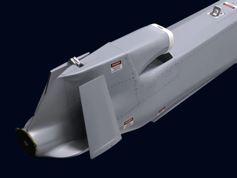 AGM-86B Cruise Missile 3D Model