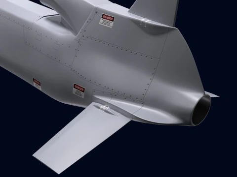 AGM-86B Cruise Missile 3D Model