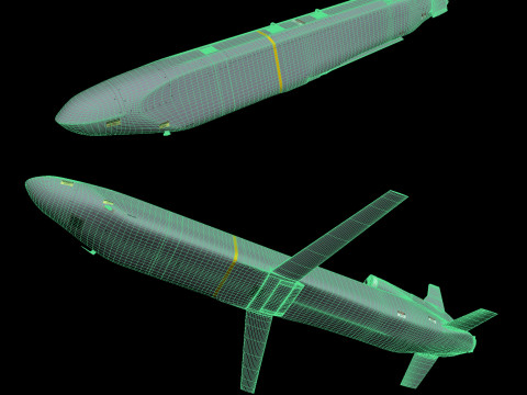 AGM-86B Cruise Missile 3Dモデル