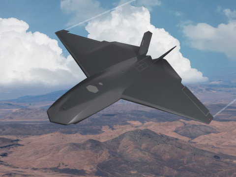 BAE ACP UCAV 3D 모델
