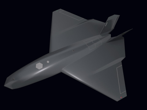 BAE ACP UCAV 3D Modell