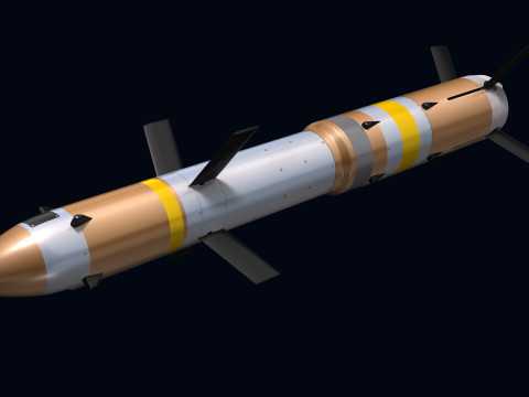 AGM-176 Griffin 3D Модель