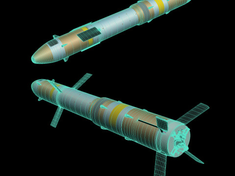 AGM-176 Griffin 3D Модель