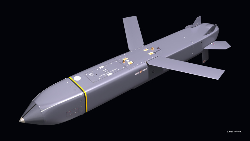 SCALP EG Missile 3D Model .c4d .max .obj .3ds .fbx .stl .blend 