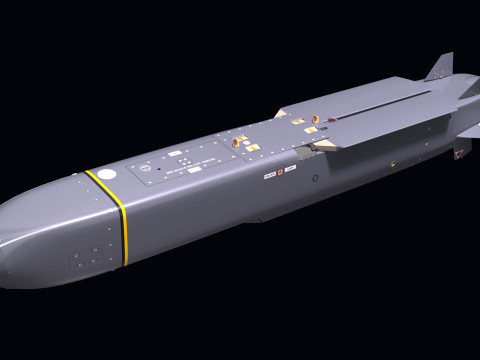 SCALP EG Missile 3D Model