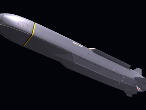 SCALP EG Missile 3D Model