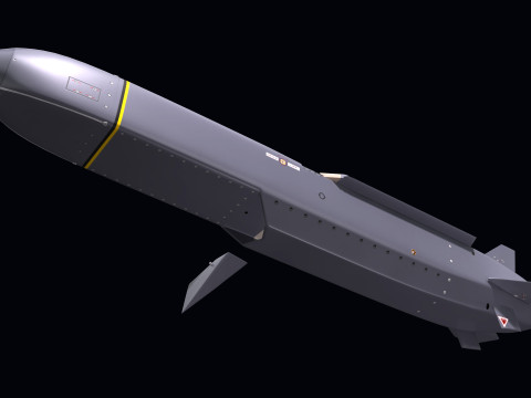 SCALP EG Missile 3D Model