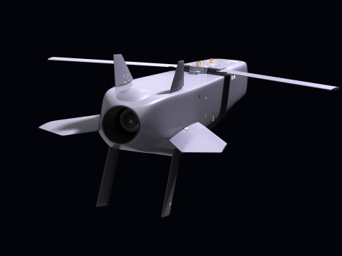 SCALP EG Missile 3D Model