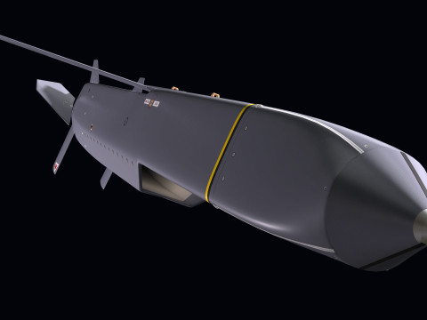 SCALP EG Missile 3D Model