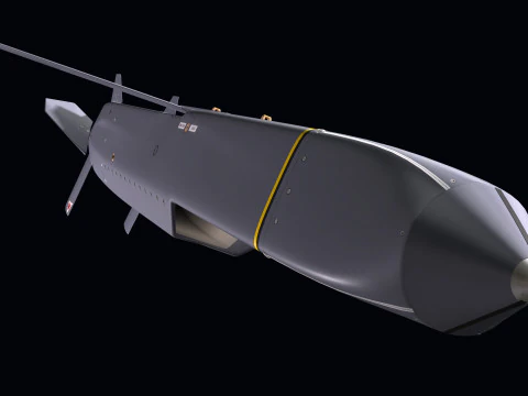 SCALP EG Missile 3D Model