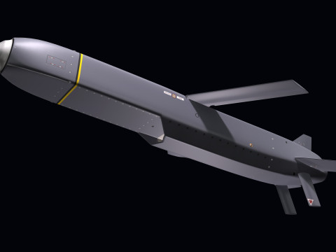 SCALP EG Missile 3D Model