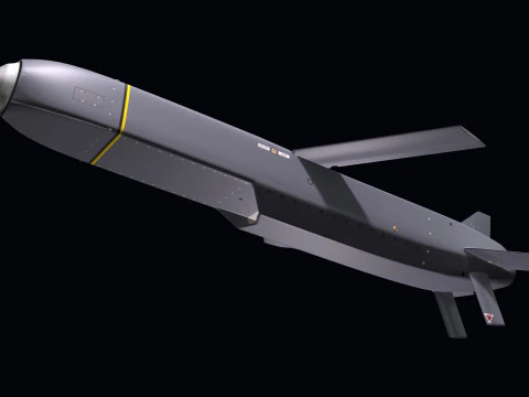 SCALP EG Missile 3D Model