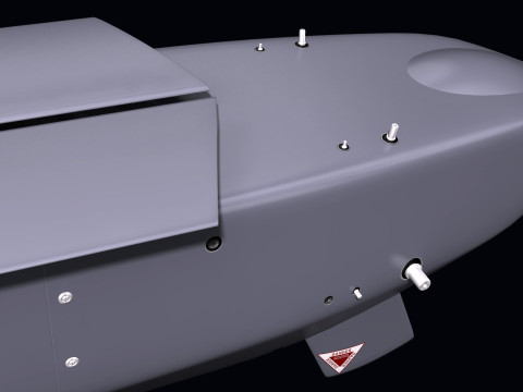SCALP EG Missile 3D Model