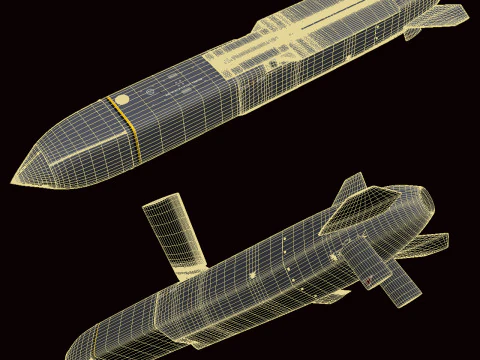 SCALP EG Missile 3D Model