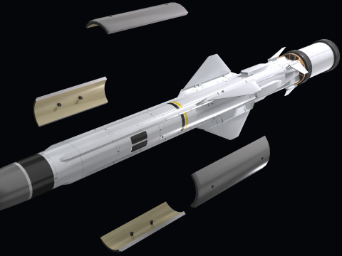Exocet MM40 3D Model