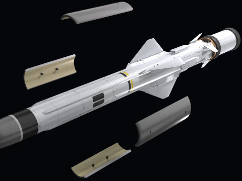 Exocet MM40 Model 3D