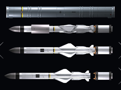Exocet MM40 3D Model