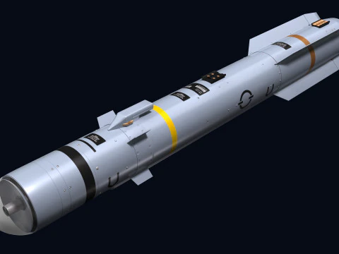 ブリムストーン 2 ミサイル 3Dモデル