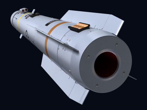 Brimstone 2 Missile 3D-Modell