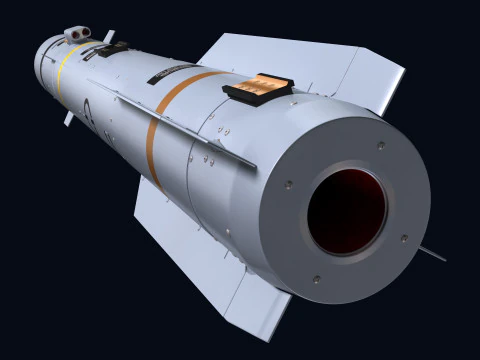 Brimstone 2 Missile 3D Model