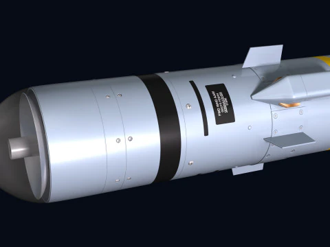Brimstone 2 Missile 3D Model