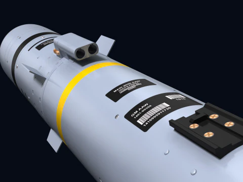 Brimstone 2 Missile 3D Model