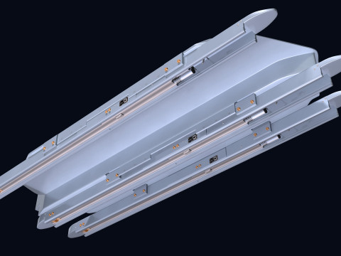 Missile Launcher for Brimstone 3D Model