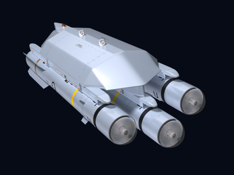Missile Launcher for Brimstone 3D Model