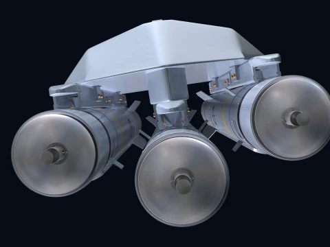 Missile Launcher for Brimstone 3D Model