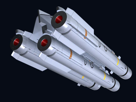 Missile Launcher for Brimstone 3D Model
