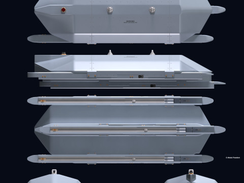 Missile Launcher for Brimstone 3D Model