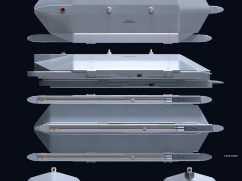 Missile Launcher for Brimstone 3D Model