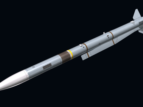 Meteor Missile Model 3D