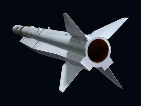 Meteor Missile 3D Model
