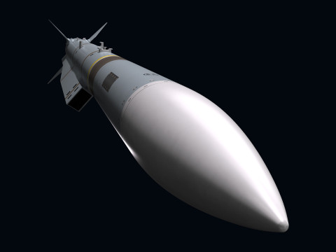 Meteor Missile Model 3D