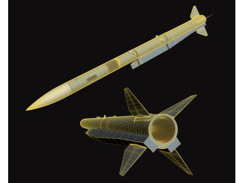 Meteor Missile Model 3D