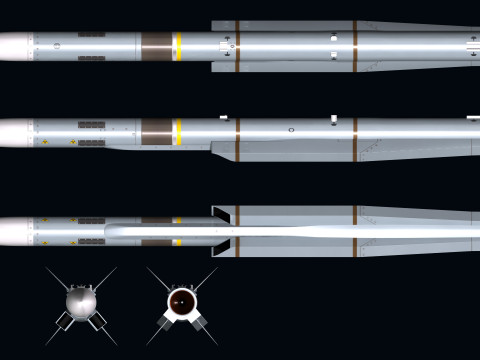 Meteor Missile Model 3D