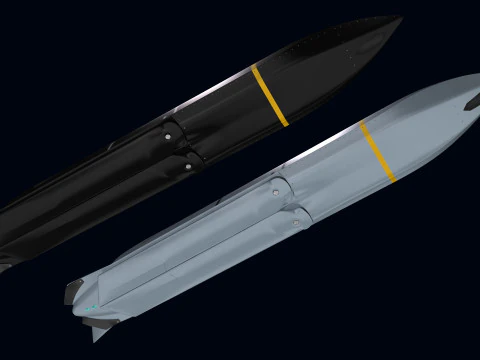 AGM-158 XR Missile 3D Model