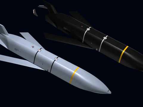 AGM-158 XR Missile 3D Model