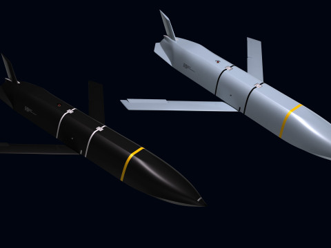 AGM-158 XR Missile Modèle 3D